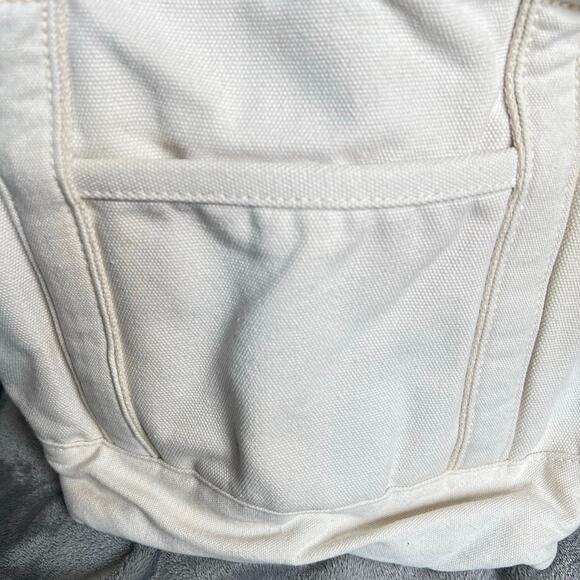 Lands End Medium Natural Open Top Canvas Tote Bag - Picture 8 of 12